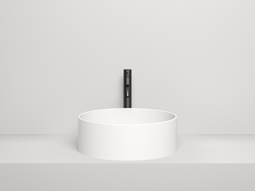 Раковина из искусственного камня S-Sense Salini ARMONIA 130112G 50х50 накладная цвет белый без отверстий под смеситель - фото 2